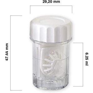 Sports Vision Kontaktlinsenbehälter, Kunststoff, weiß, 47,44 x 29,20 mm 123907640 - Häusliche Pflege