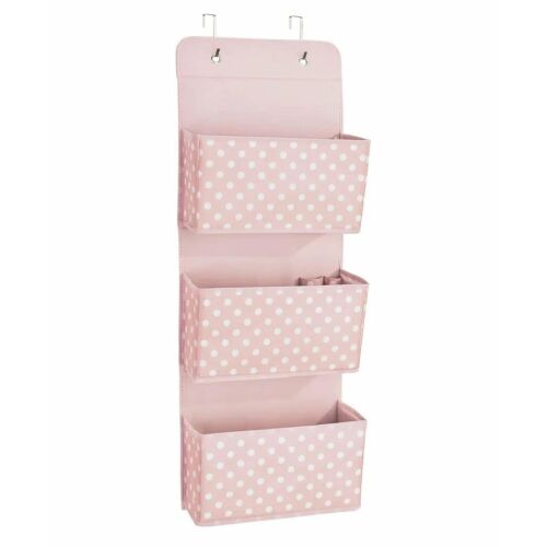 MDesign Hänge-Organizer, Stoff, Weiß/Pink, 91 x 13 x 11,4 cm 123907663