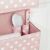 MDesign Hänge-Organizer, Stoff, Weiß/Pink, 91 x 13 x 11,4 cm 123907663