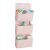 Organizator suspendat mDesign, textil, alb/roz, 91 x 13 x 11,4 cm 123907663