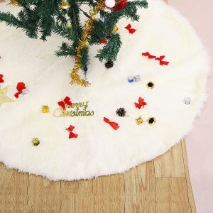 Dywan choinkowy Myir JUN, biały, 122 cm 123907897 - Dekoracja świąteczna