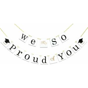 Promočný banner Konsait, papierový, biely/čierny/zlatý, 2,4 m 123907855 - Párty dekorácie