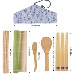 10er Set Killow Sushi-Zubehör, Bambus, natur 123908823 - Küchenutensilien-Sets