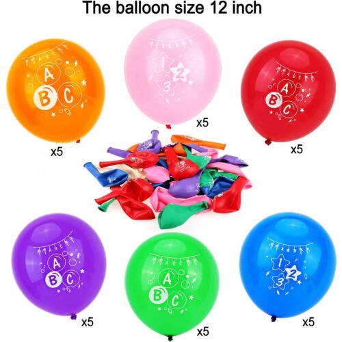 Set aniversar Howaf, latex/hartie, multicolor, 59 piese 123908922