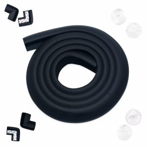 LandJoy Eckenschutzrolle, Gummi, schwarz, 2 m 123910250 - Sicherheit in der Wohnung