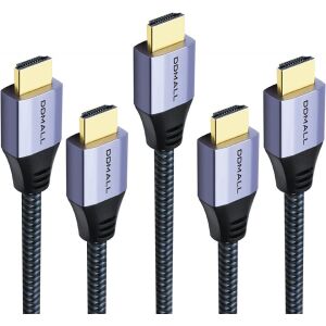 Zestaw 5 kabli HDMI DDMALL, 8K, fioletowy, 1,8 m 123910587 - Kabel