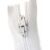 40 db DOITEM cipzár készlet, fehér, nylon 60 x 2,5 cm 123910698