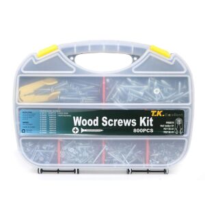 Set de 800 holsuruburi TKEexcellent, otel carbon/zinc, argintiu 123910706 - Fixator