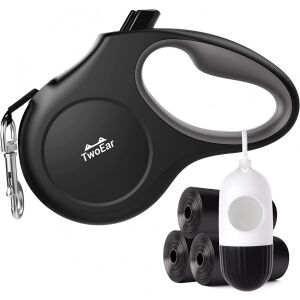 Lesa pentru caine TwoEar , plastic, negru, 18,5 x 12 x 3 cm 123910783 - Lese