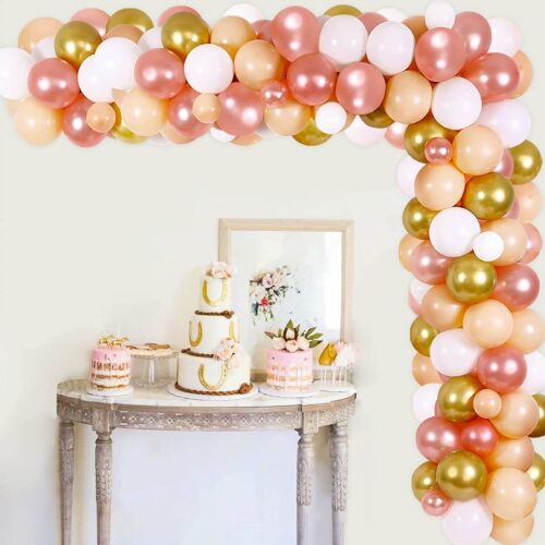 Set de 81 baloane Jollyboom, latex, multicolor, 12,7/30,4 cm