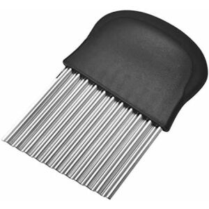 WELLXUNK frez z ostrzem falistym, stal nierdzewna, srebrny/czarny 123911096 - Krajalnica ręczna