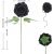 Asyouwish schwarze Schaumstoffrose, künstliche Blume, 8 x 26 cm, Größenübersicht