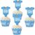 24er Set Formemory Cupcake-Dekorationen, Karton, blau 123911469