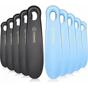 10er Set Zomake Schuhregale, Kunststoff, schwarz/blau, 18,5 x 3,5 x 4,5 cm 123911874 - Schuhlöffel