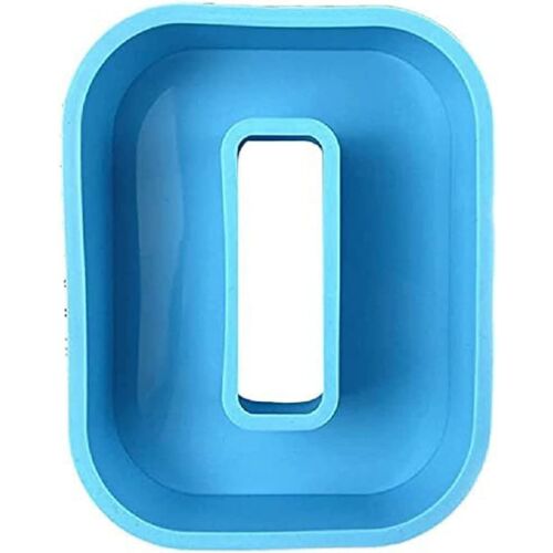 XQMMGO expo gyantaforma, O betű, kék, 12,1 x 3,6 x 16,5 cm 123912150