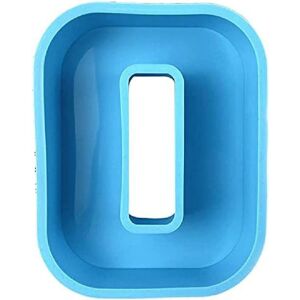 XQMMGO Expo-Harzform, Buchstabe O, blau, 12,1 x 3,6 x 16,5 cm 123912150 - Backformen