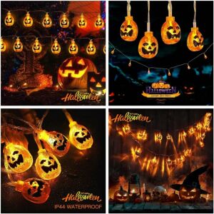 Inštalácia Aiweomi Halloween, plastová, teplá biela, 3 m 123912317 - Halloween dekorácie