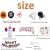 Anyingkai Halloween dekorációs készlet, 11 db, többszínű, latex/PVC 123912438