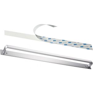 Samoprzylepny wieszak na ręczniki Froibetz, aluminium, srebrny, 40 X 5 X 3,5 cm 123913057 - Wieszak na ręczniki