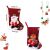 2er-Set Weihnachtsstrümpfe JHXhhthongtong, Filz, mehrfarbig, 16 x 23 x 13 cm 123913313