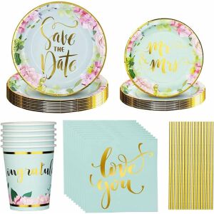 Set vesela pentru petrecere Forfamy, carton, multicolor, 56 piese 123913792 - Fate de masa de petrecere