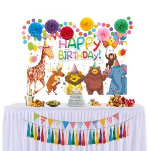 Set aniversar LICQIC, hartie, multicolor, 39 piese 123913865 - Accesorii pentru petrecere