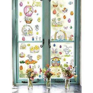 Sada 9 listov univerzálnych nálepiek na okná, PVC, viacfarebné 123914496 - Nálepky na okno