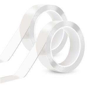 Bukamkom Bandă Dublu Adezivă Transparentă PET - 2 Role x 5m 123914865 - Accesorii de birou