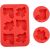 DYWW Weihnachtskuchenform, Rot, Silikon, 25,8 x 17 x 2,5 cm 123916368