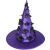Halloween Hexenhut Hooin, Polyester, lila/schwarz, 40x40cm 123916488