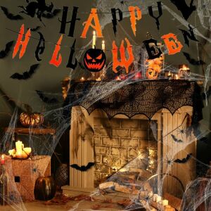 Sada 36 halloweenskych ozdôb Metaparty, viacfarebná, polyester/PVC 123918263 - Halloween dekorácie