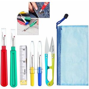 Set mit 6 professionellen Werkzeugen zum Auftrennen von Nähten Cerioll, Metall/Kunststoff, mehrfarbig 123920315 - Nähsets