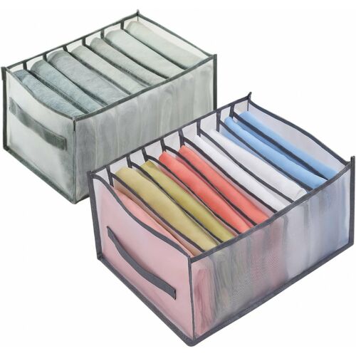 2er-Set Yxhzvon Kleiderorganizer, Nylon, grau 123920866