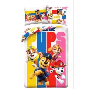 Детски спален комплект Paw Patrol, плик за завивка 140x200 см и калъфка за възглавница - Декорация