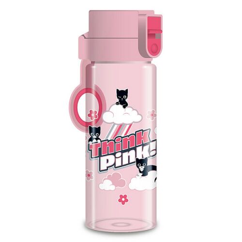 Ars Una Think Pink 475ml kulacs cuki macskákkal - Ars Una