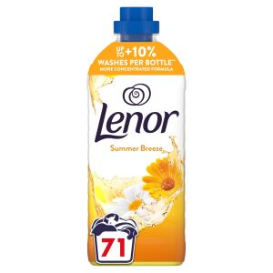 Lenor Summer Breeze Weichspüler, 71 Wäschen, 1491ml, frischer Duft, langanhaltende Frische, aktive Geruchsschutz, konzentrierte Formel - Spülen