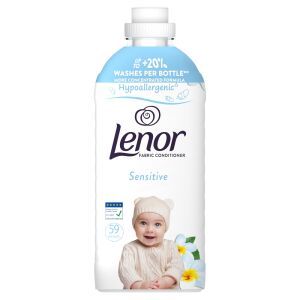 Lenor Sensitive Aviváž, Hypoalergénna, 59 Praní, 1.239L, Certifikovaná ECARF - Lenor