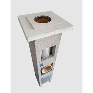 EcoHorn professionelles Keramik-Schornsteinsystem, 9 Meter Höhe, 200 mm Durchmesser - Feuerstellen im Freien