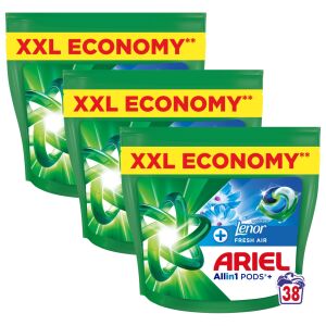 Ariel Allin1 Pods+ + Touch of Lenor Fresh Air Kapsule za pranje rublja 114 pranja