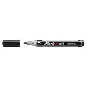 STABILO Mark-4-all black permanent marker, 1.5-2.5 mm chisel tip - Permanent marker