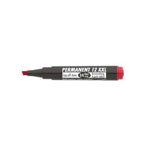 Ico Permanent 12XXL red alcohol marker, 1-4mm chisel tip - Permanent marker