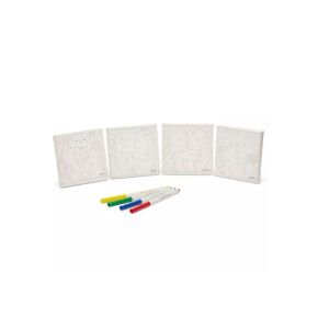 Crayola Vászonkép tengeri mintákkal, színezőfilccel