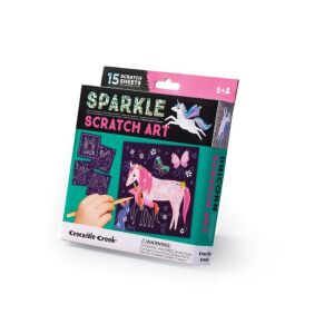 Crocodile Creek 10 + 5 darabos Egyszarvús karcrajz készlet