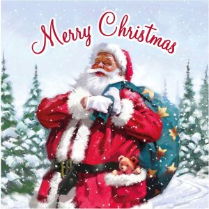 Iris Karácsonyi Télapós Ajándék kártya 12db/csomag (14 x 14cm) - Kétféle mintás 123931832 - Karácsony