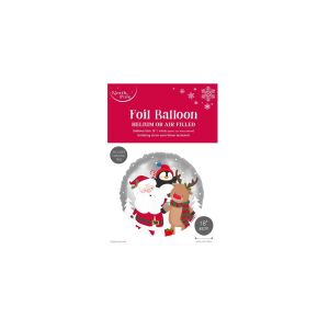 Iris Télapó és barátai Karácsonyi Dekorációs léggömb 18cm - Mintás 123931946 - Iris