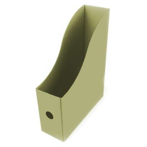 Organizer na dokumenty, kartonowy, 8cm, do formatu A4, naturalny