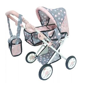 Bambolina: Wózek do zabawy z torbą 123934276 - Wózek do gier