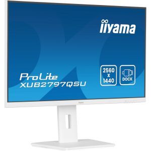 iiyama ProLite XUB2797QSU-W2 27 hüvelykes QHD IPS Monitor - Fehér - Iiyama