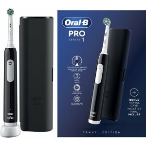 Oral-B Pro 1 Cross Action Forgó-Oscilláló Elektromos Fogkefe tokban - Fekete