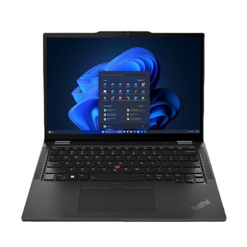 LENOVO ThinkBook X13 G5 2in1 Laptop, Fekete, nyitott nézet